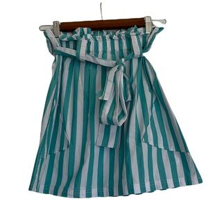 Urban Outfitters Paper Bag Waist Striped Skirt S